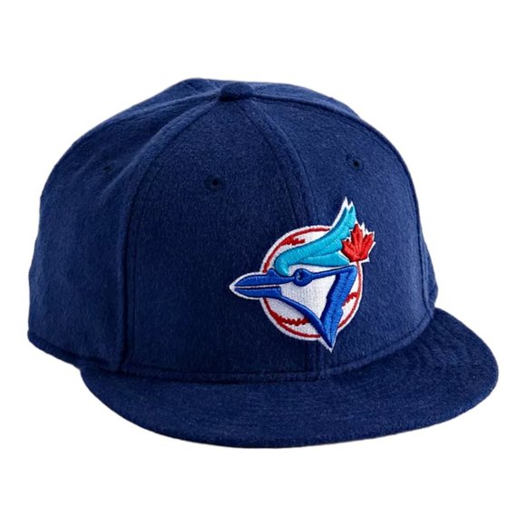 New Era Toronto Blue Jays All Wool 59FIFTY Fitted Hat Cap - Picture 3 of 6